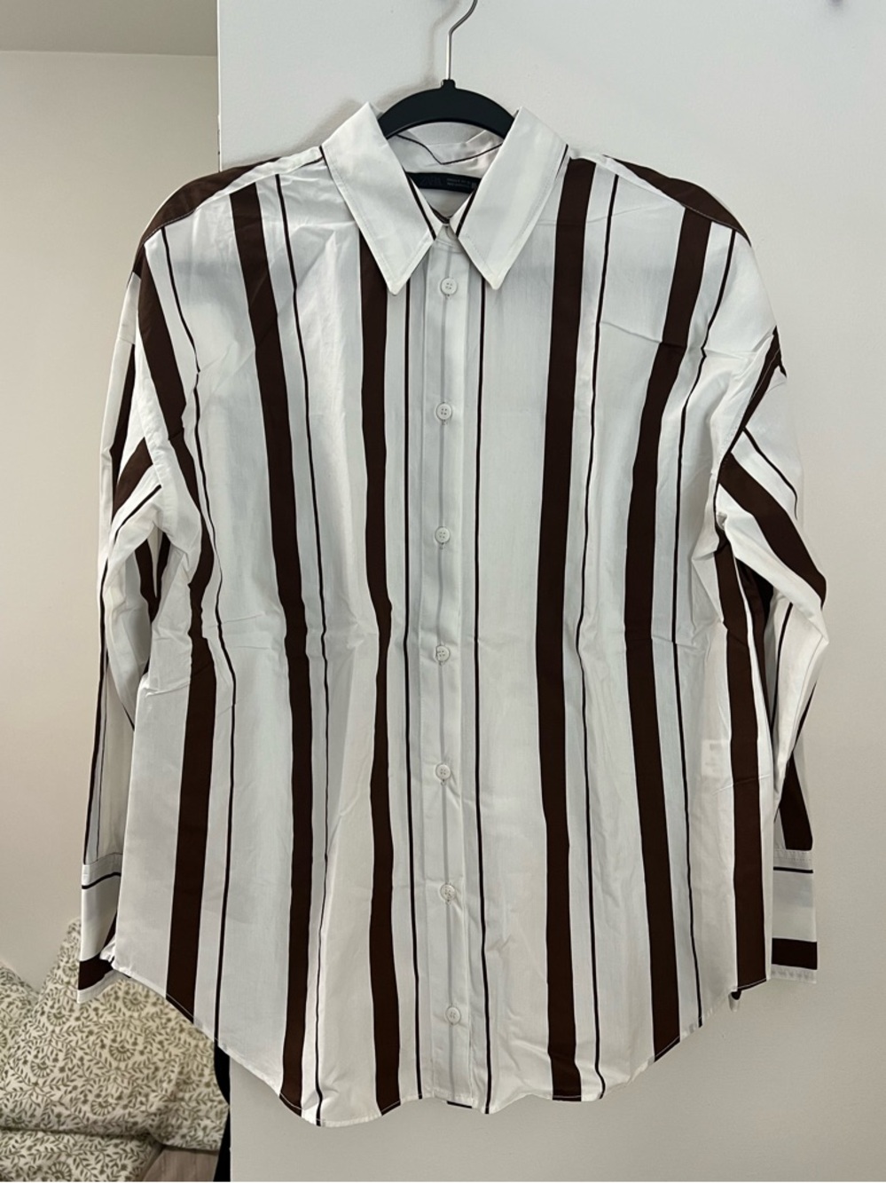 Zara Striped Poplin Shirt